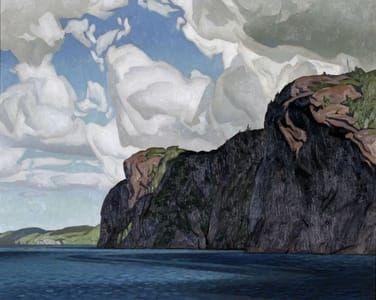 Artwork Title: Summer Morning, Bon Echo Rock, Lake Mazinaw
