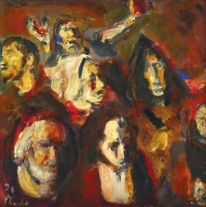 Artwork Title: Self Portrait with Characters