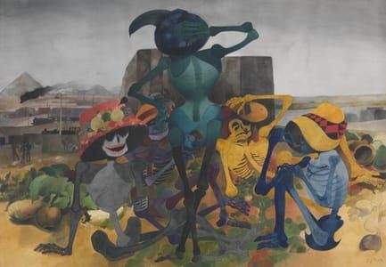 Artwork Title: Skeleton Party–54