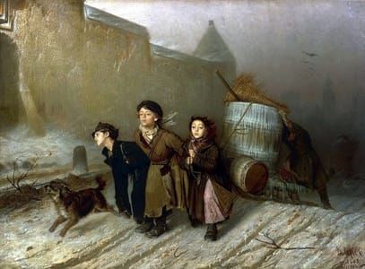 Artwork Title: Troika. Apprentices Fetch Water