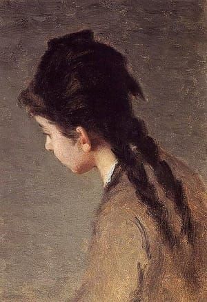 Artwork Title: Portrait of Jeanne Goanzales in Profile
