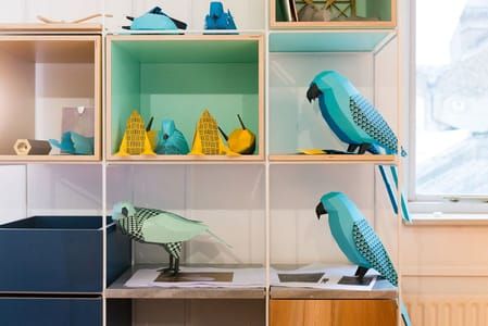 Artwork Title: Paper Aviary at St James's Market - London Exhibition
