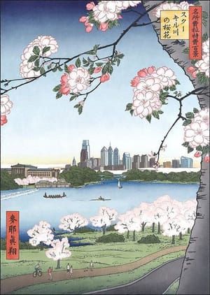 Artwork Title: Cherry Blossoms On The Schuylkill River