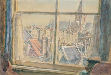 Artwork Title: Rear View from Stadhouderskade 136b in Amsterdam (I)