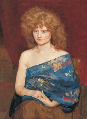 Artwork Title: Portrait of a Woman with Bare Shoulders,