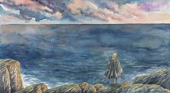 Artwork Title: Tuor's First View of the Sea