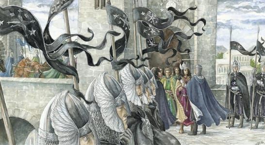 Artwork Title: Departure from Gondor