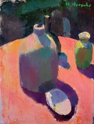 Artwork Title: Still Life with Bottle and Clam Shell