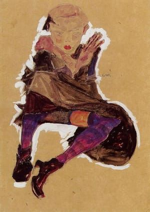 Artwork Title: Seated Young Girl