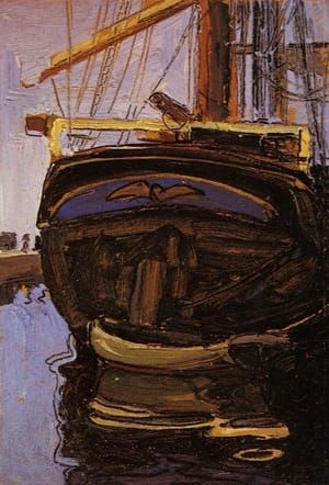 Artwork Title: Sailing Ship with Dinghy