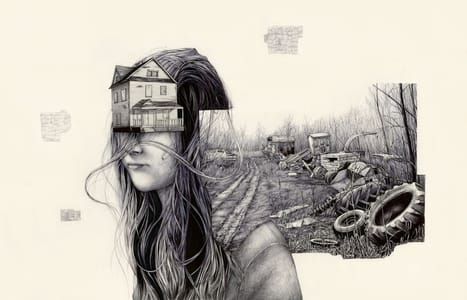 Artwork Title: Out in the Yard