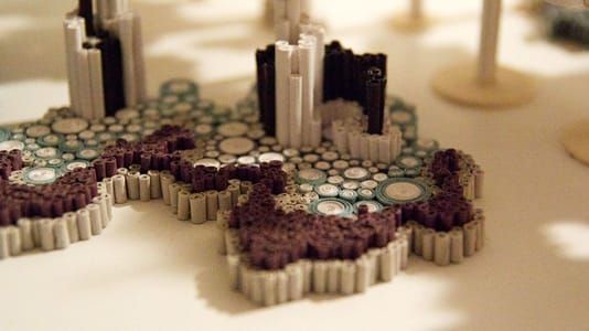 Artwork Title: Paper Sculpture