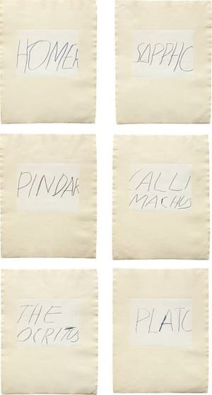 Artwork Title: Five Greek Poets And A Philosopher Portfolio