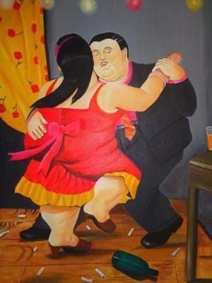Artwork Title: Bailarines