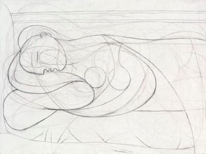Artwork Title: Study for Sleeping Woman