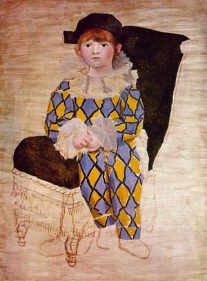 Artwork Title: Paulo, Picasso's Son, as Pierrot