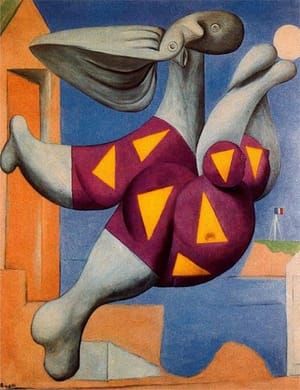 Artwork Title: Bather With Beach Ball