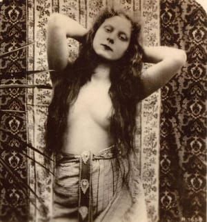 Artwork Title: Rare Old Stereophoto Nudism Belle Epoque