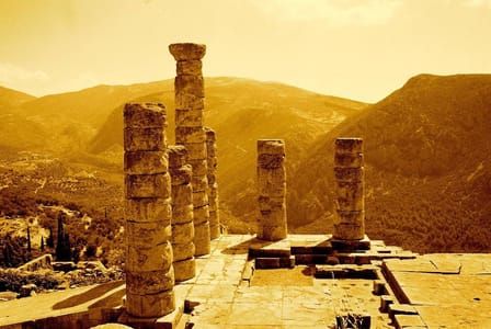 Artwork Title: Apollo's Temple, Delphi