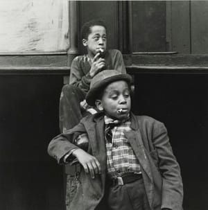 Artwork Title: Boys With Cigarettes (1940)