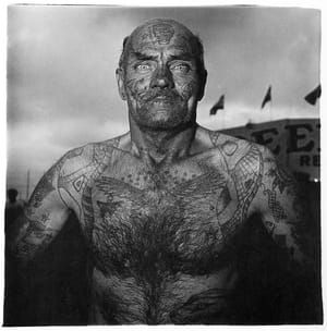Artwork Title: Tattooed Man at a Carnival, Md