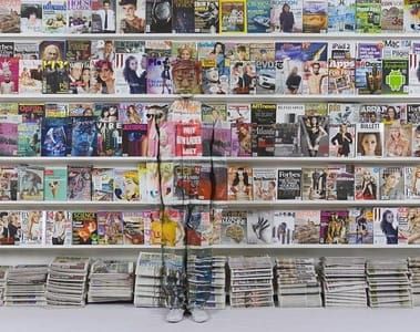 Artwork Title: Hiding In New York No. 3 - Magazine Rack
