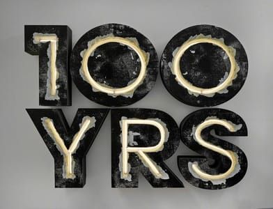 Artwork Title: 100 YRS (neon)