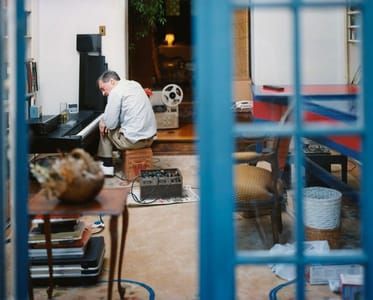 Artwork Title: Sleeping By The Mississippi - Eggleston In His Music Room, Memphis, Tennessee
