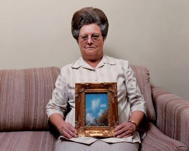 Artwork Title: Sleeping By The Mississippi - Bonnie (With A Photograph Of An Angel), Port Gibson, Mississippi