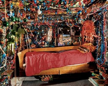 Artwork Title: Sleeping By The Mississippi - Herman's bed, Kenner, Louisiana