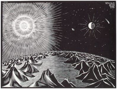 Artwork Title: Gen. 1:14-19