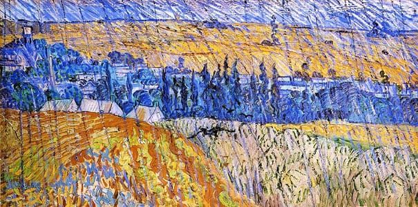 Artwork Title: Landscape at Auvers in the Rain