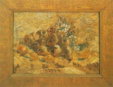 Artwork Title: Still Life With Grapes, Pears And Lemons