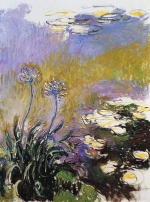 Artwork Title: Les agapanthes