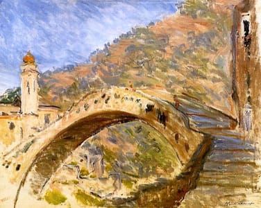Artwork Title: Bridge To Dolceacqua