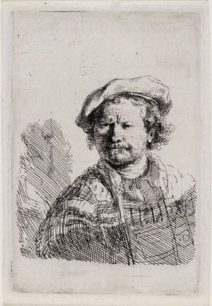 Artwork Title: Self Portrait in a Flat Cap and Embroidered Dress