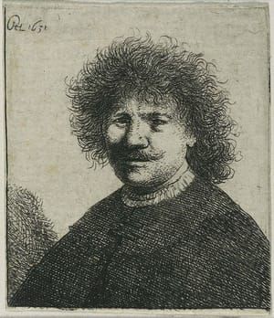 Artwork Title: Self Portrait in a Cloak with a Falling Collar