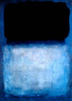 Artwork Title: Green over Blue