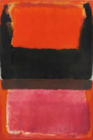 Artwork Title: No. 21 (Red, Brown, Black and Orange)