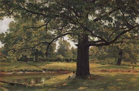 Artwork Title: Oaks in Old Peterhof