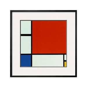 Artwork Title: Composition // Red, Blue, Yellow