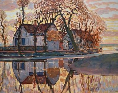 Artwork Title: Farm near Duivendrecht