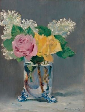 Artwork Title: Lilas et roses