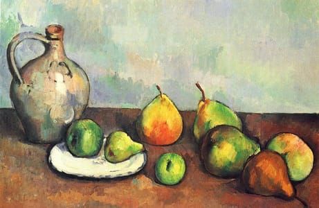 Artwork Title: Stilleben, Krug Und Früchte