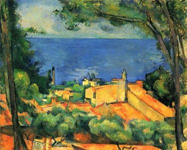 Artwork Title: L'estaque With Red Roofs