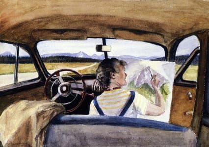 Artwork Title: Jo in Wyoming