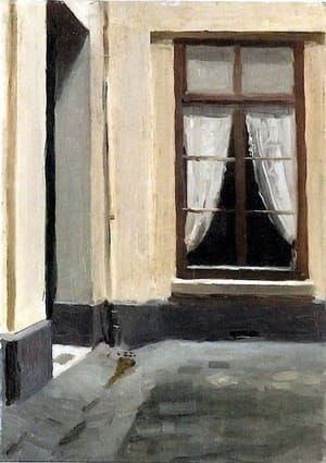 Artwork Title: Interior Courtyard at 48 rue de Lille, Paris