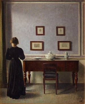 Artwork Title: Interior with Four Etchings