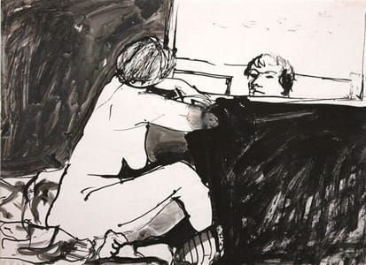 Artwork Title: Untitled (Two Figures)
