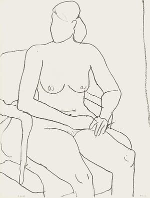 Artwork Title: Seated Nude